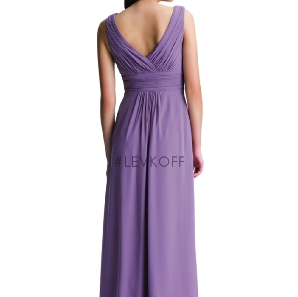 Bill Levkoff lavender bridesmaid dress